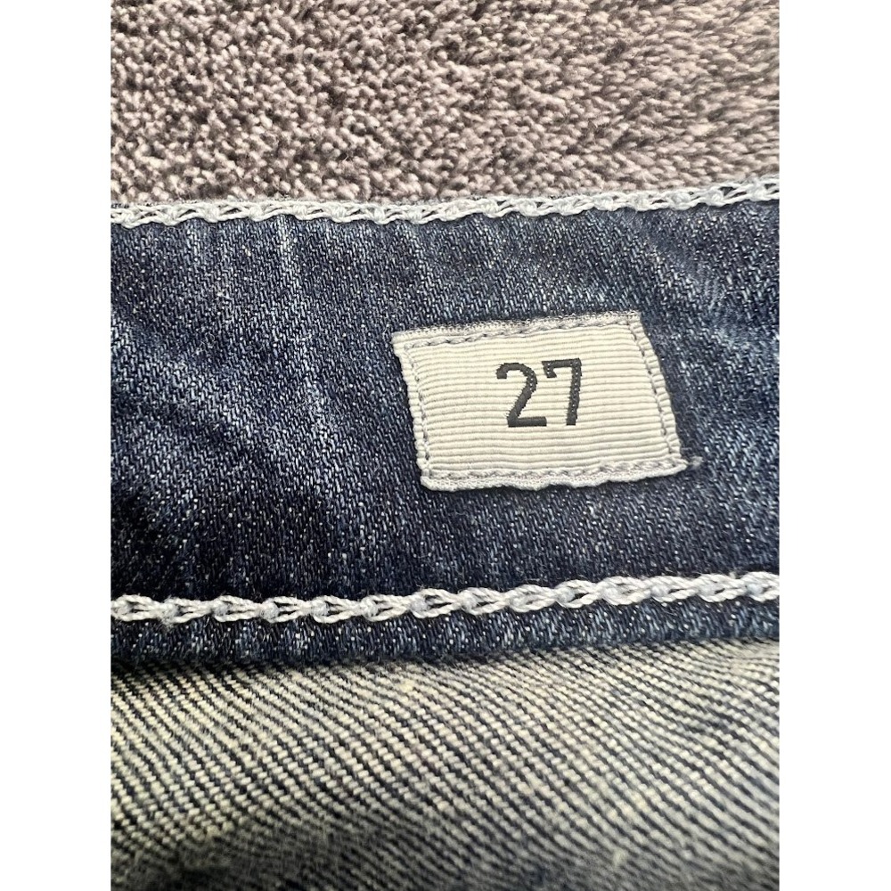 BKE Payton Straight Leg Jeans Womens 27 Medium Wash Low Rise Contrast Stitch - Picture 5 of 12